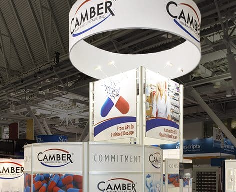 Camber Pharmaceutical INC. NACDS-30x40 corporate event design