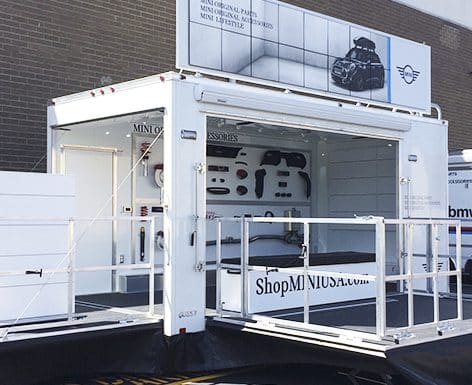 Mini Aftersales Mobile Trailer exhibit display