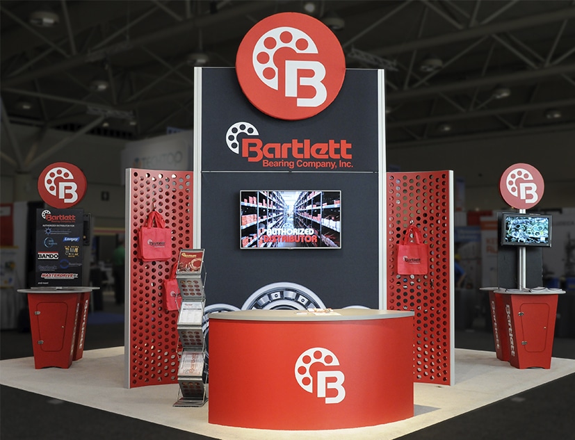 Custom Trade Show Displays for Bartlett Bearing Company