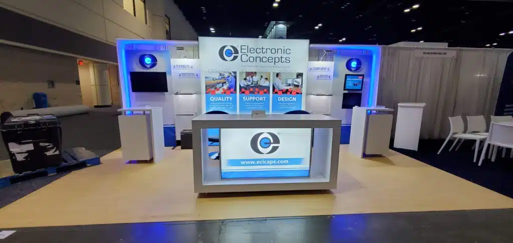 custom tradeshow display 'electronic concepts'